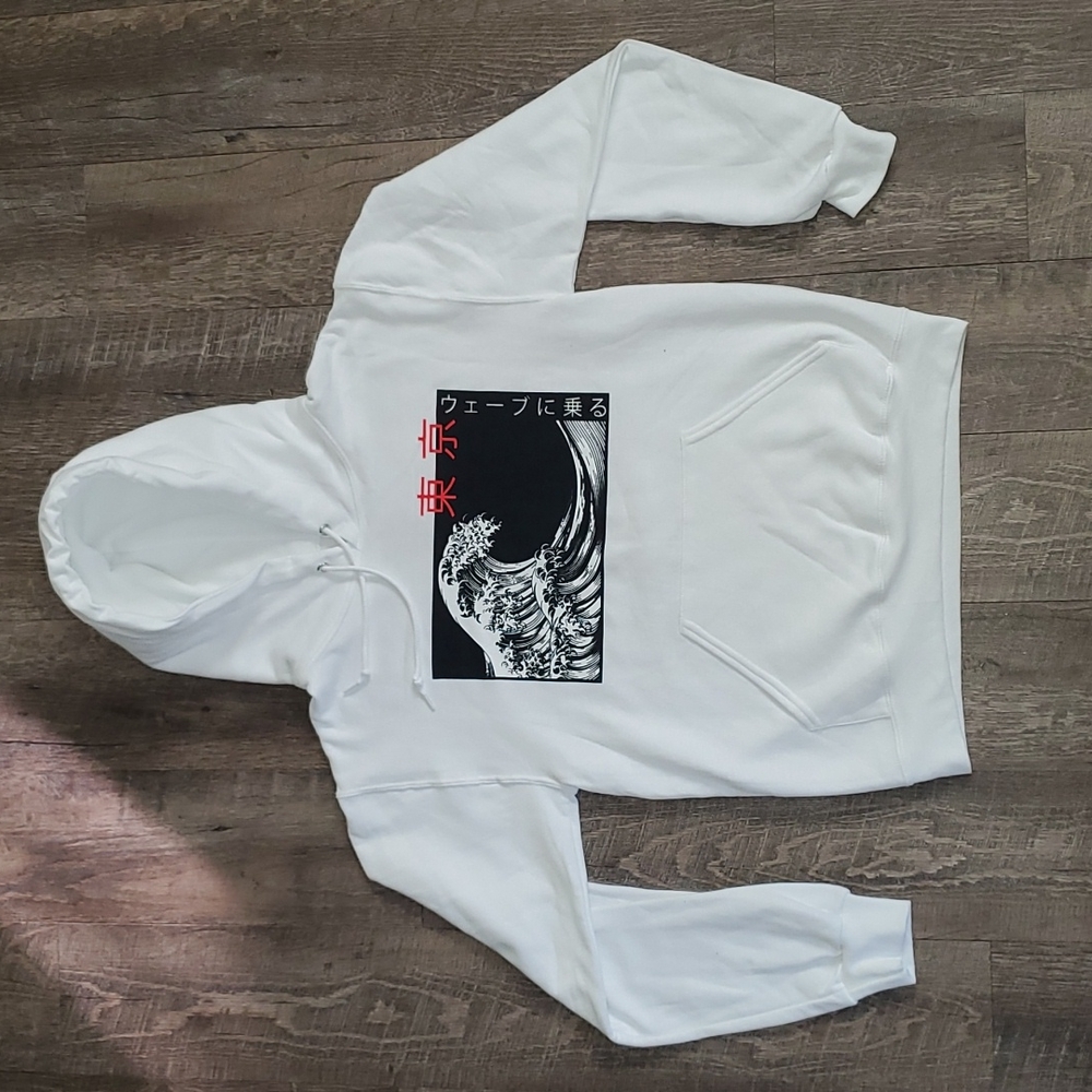 Bowery supply co: Asian inspired graphics hoodie